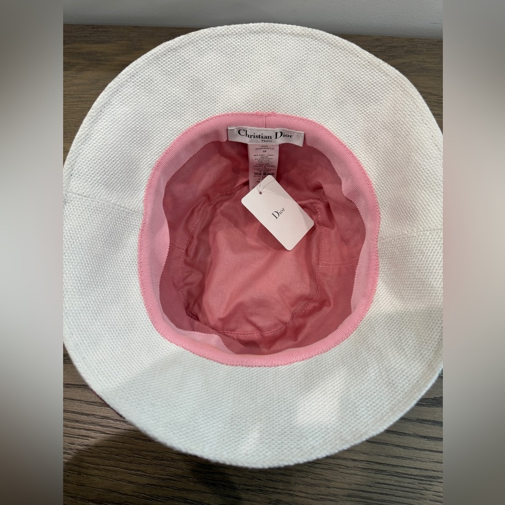 NWT Dior D-Bobby Florilegio Small Brim Bucket Hat Size 59 - Picture 7 of 11